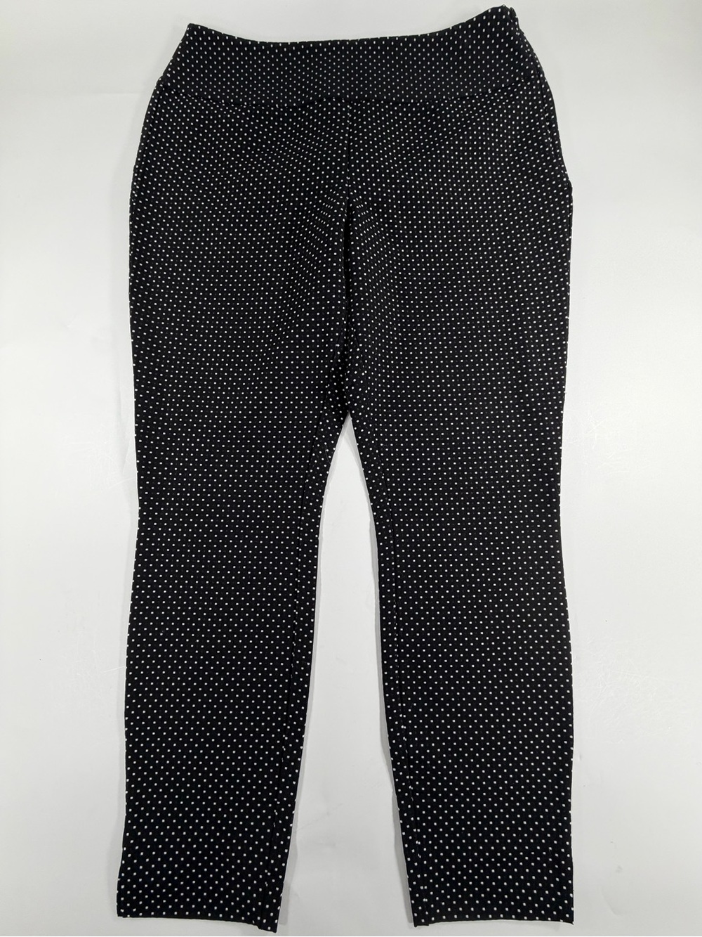 Cabi Dot Trouser Black White Polka Dot Slim Ankle Pants NWOT Size 10